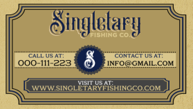 Business Card & Stationery Design entry 2957788 submitted by faisalartwork to the Business Card & Stationery Design for Singletary Fishing Co. run by mikesingletary13