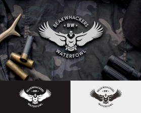 Logo Design entry 2983837 submitted by antler.tackle to the Logo Design for Beakwhackers Waterfowl run by DreamFree
