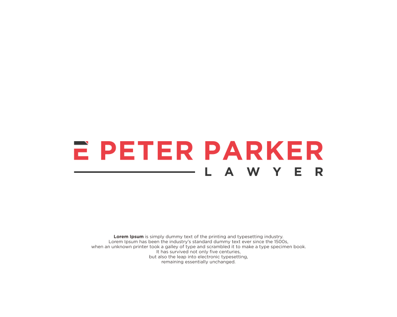 Logo Design entry 2959169 submitted by ZNH to the Logo Design for E Peter Parker run by Pedroh