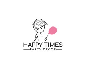 Logo Design entry 2959972 submitted by joekong to the Logo Design for Happy Times Party Decor run by cbkn76