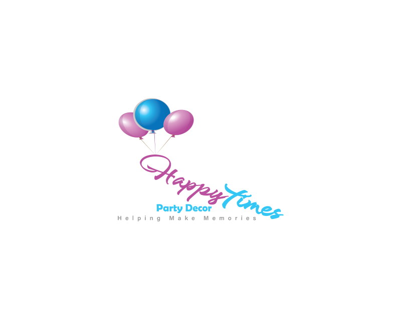 Logo Design entry 2959963 submitted by Coral to the Logo Design for Happy Times Party Decor run by cbkn76
