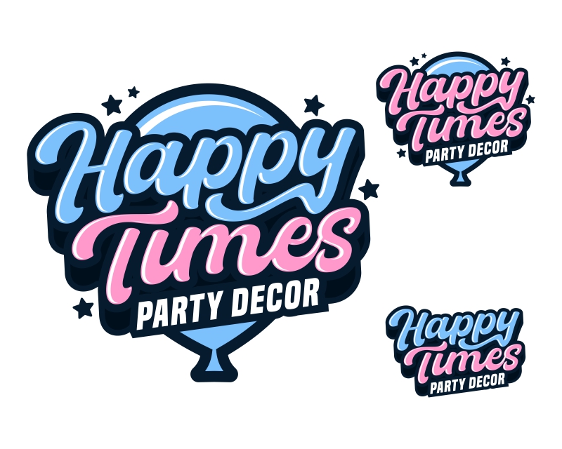 Logo Design entry 2961065 submitted by Armchtrm to the Logo Design for Happy Times Party Decor run by cbkn76