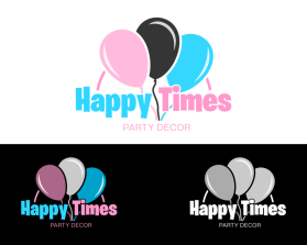 Logo Design entry 2960413 submitted by sella to the Logo Design for Happy Times Party Decor run by cbkn76
