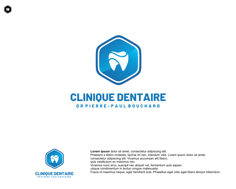 Logo Design entry 2963291 submitted by MKcreativestd to the Logo Design for Clinique Dentaire Dr Pierre-Paul Bouchard run by bouchard