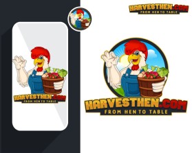 Logo Design Entry 2968505 submitted by Thushan_S to the contest for harvesthen.com run by AMBESTTRANS