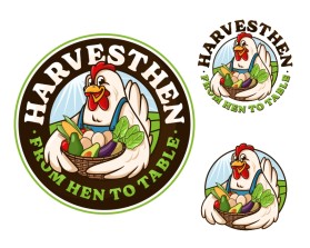 Logo Design entry 2965052 submitted by firda to the Logo Design for harvesthen.com run by AMBESTTRANS