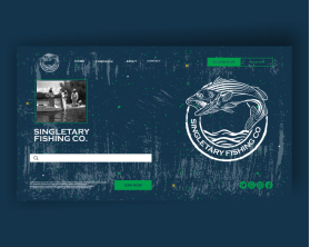Web Design entry 2965117 submitted by SplashBucket to the Web Design for Singletary Fishing Co. run by mikesingletary13