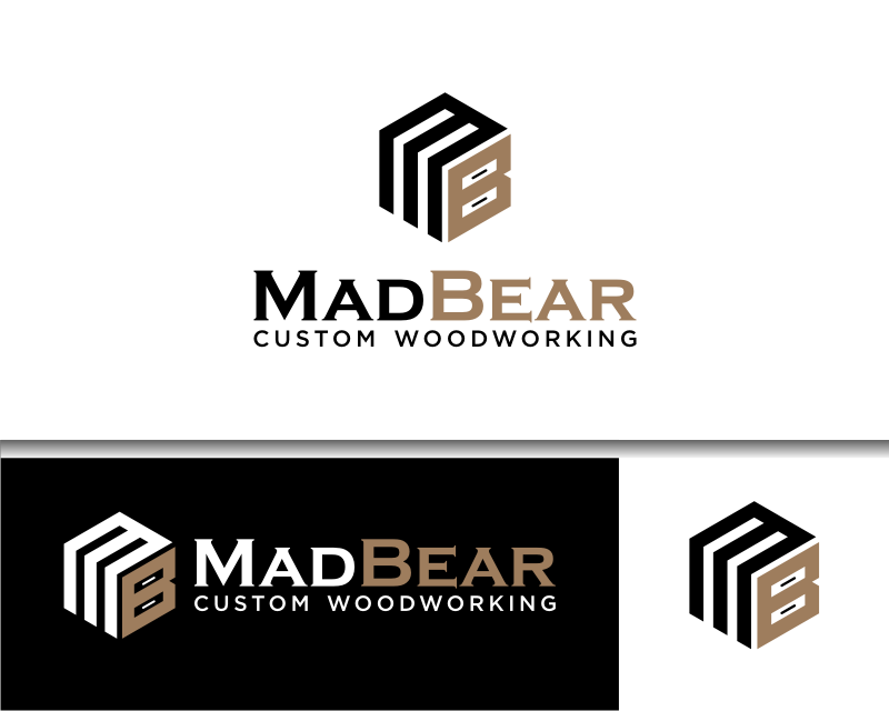 Logo Design entry 2964198 submitted by gEt_wOrk to the Logo Design for MadBear Custom Woodworking run by Madbear
