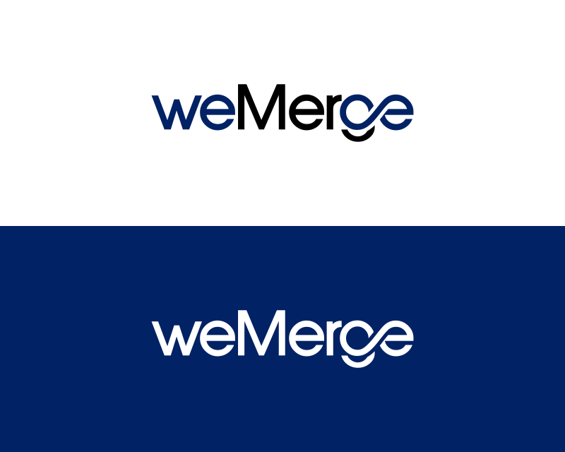 Logo Design entry 2968905 submitted by kintong to the Logo Design for weMerge.com       Startup entity run by TheKenMurrayGroupLLC