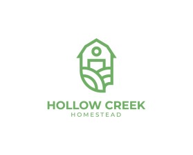 Logo Design Entry 2968971 submitted by Ryu0 to the contest for Hollow Creek Homestead run by ryan@wholesomehousewife.com