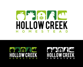 Logo Design entry 2974700 submitted by Ryu0 to the Logo Design for Hollow Creek Homestead run by ryan@wholesomehousewife.com