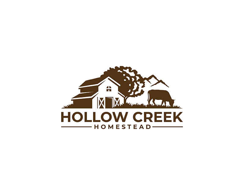 Logo Design entry 2974775 submitted by ruang raya to the Logo Design for Hollow Creek Homestead run by ryan@wholesomehousewife.com