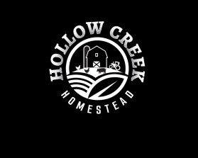 Logo Design entry 2974577 submitted by sujono to the Logo Design for Hollow Creek Homestead run by ryan@wholesomehousewife.com