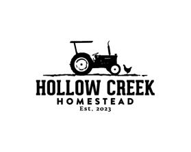 Logo Design entry 2974775 submitted by Fathenry to the Logo Design for Hollow Creek Homestead run by ryan@wholesomehousewife.com
