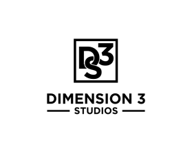 Logo Design entry 2975824 submitted by bartous to the Logo Design for Dimension 3 Studios run by dim3studios