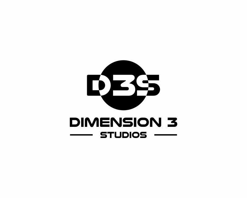Logo Design entry 2978453 submitted by Mza to the Logo Design for Dimension 3 Studios run by dim3studios