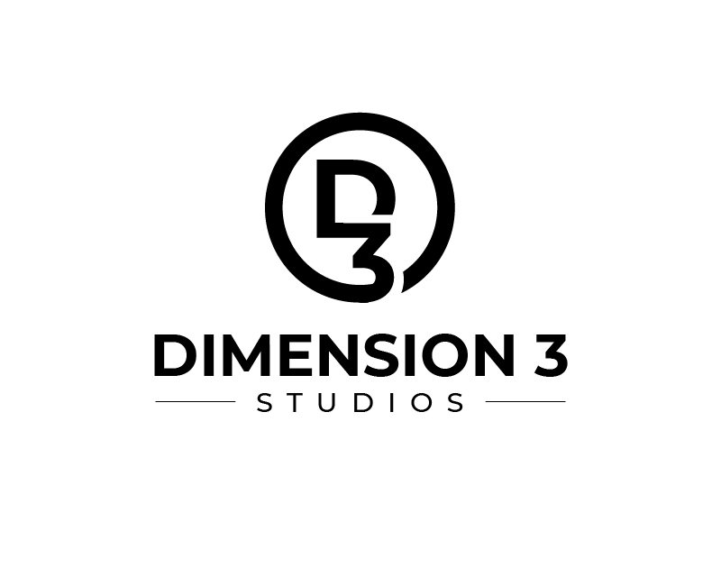 Logo Design entry 2979284 submitted by R3design to the Logo Design for Dimension 3 Studios run by dim3studios