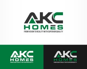 Logo Design entry 2979569 submitted by Mahen to the Logo Design for AKC Homes run by clintacrawford31