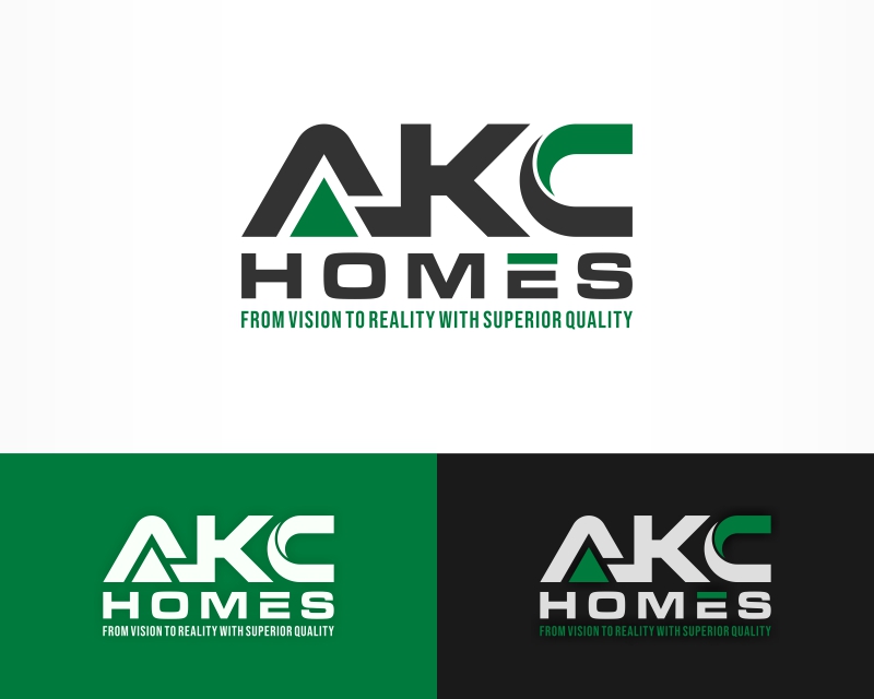 Logo Design entry 2979568 submitted by MozArt99 to the Logo Design for AKC Homes run by clintacrawford31