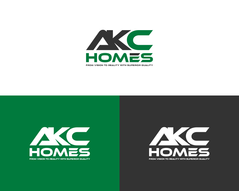 Logo Design entry 2979840 submitted by kintong to the Logo Design for AKC Homes run by clintacrawford31