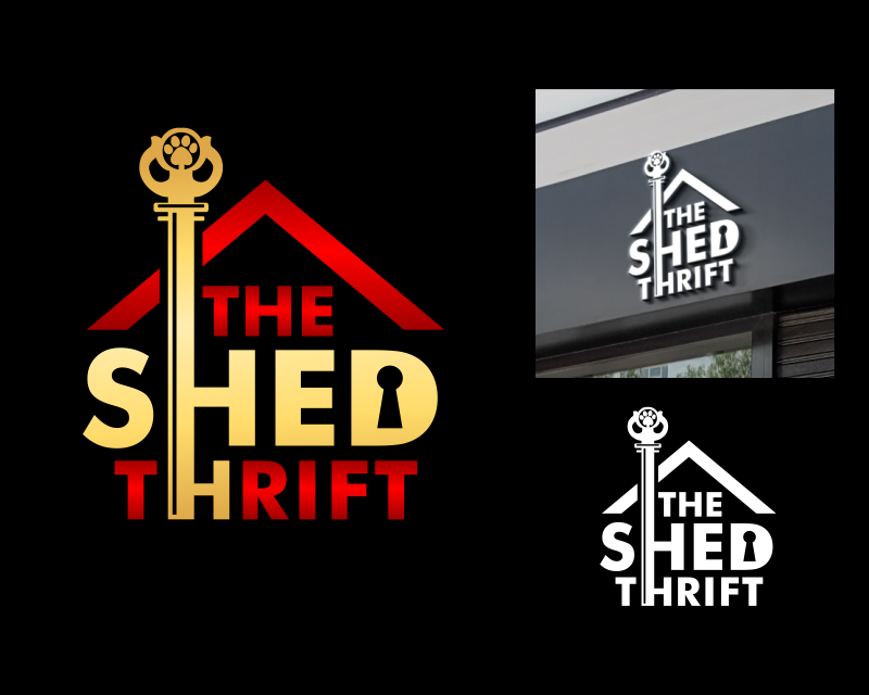 Logo Design entry 2977327 submitted by EJ JAMPE PAMAKE to the Logo Design for The Shed Thrift run by JP44