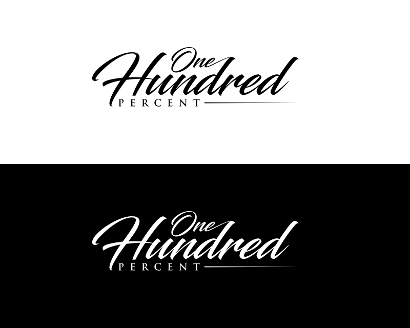 Logo Design entry 2979038 submitted by kintong to the Logo Design for One Hundred Percent run by Bensboat