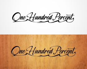Logo Design entry 2982489 submitted by fitri to the Logo Design for One Hundred Percent run by Bensboat