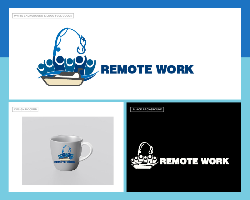 Logo Design entry 2977703 submitted by Migani to the Logo Design for Remote Work run by mhcole@capeassociates.com