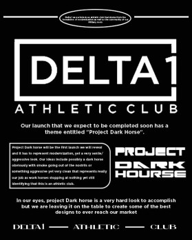 T-Shirt Design entry 2977880 submitted by Kreatip5 to the T-Shirt Design for Delta1 Athletic Club run by Zsaenz12
