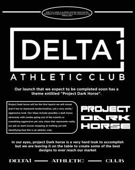 T-Shirt Design entry 2978308 submitted by dapsamgraphics to the T-Shirt Design for Delta1 Athletic Club run by Zsaenz12