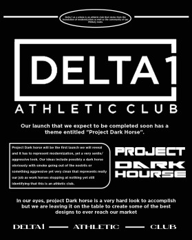 T-Shirt Design entry 2977859 submitted by dapsamgraphics to the T-Shirt Design for Delta1 Athletic Club run by Zsaenz12