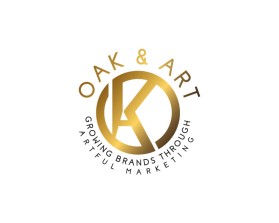 Logo Design entry 2980299 submitted by adja to the Logo Design for OAK & Art run by KristinV