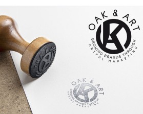 Logo Design entry 2980224 submitted by Phambura to the Logo Design for OAK & Art run by KristinV