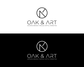 Logo Design entry 2979868 submitted by praditya to the Logo Design for OAK & Art run by KristinV
