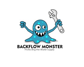 Logo Design entry 2980323 submitted by Coral to the Logo Design for backflow.monster run by BackflowInspector.com