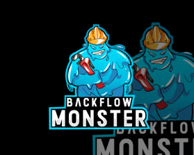 Logo Design entry 2980107 submitted by Ilham Fajri to the Logo Design for backflow.monster run by BackflowInspector.com