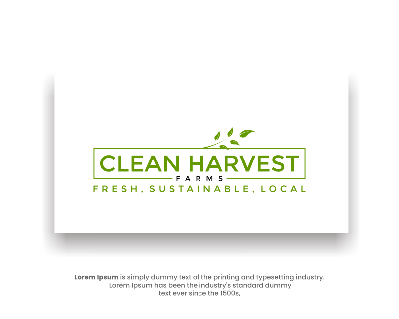Logo Design entry 2980504 submitted by wahyu16 to the Logo Design for Clean Harvest Farms run by mike1seringer