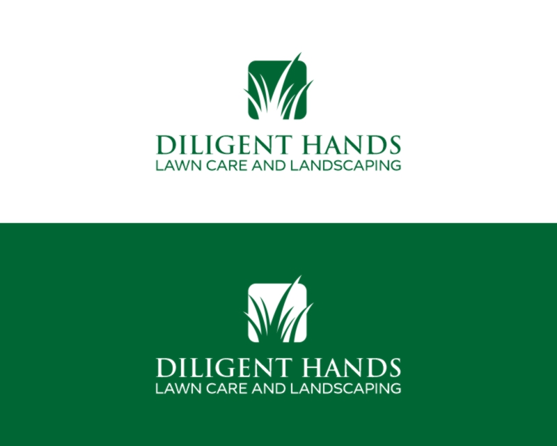 Logo Design entry 2992215 submitted by tenyoks to the Logo Design for Diligent Hands Lawn Care and Landscaping run by jdwoodford