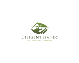 Logo Design Entry 2984232 submitted by ikho to the contest for Diligent Hands Lawn Care and Landscaping run by jdwoodford