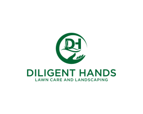 Logo Design entry 2988197 submitted by andsue to the Logo Design for Diligent Hands Lawn Care and Landscaping run by jdwoodford