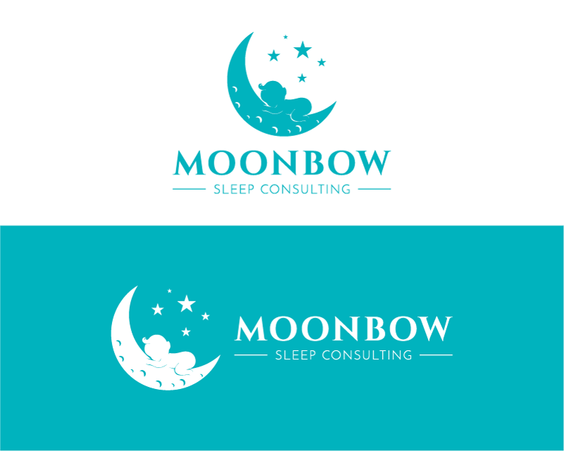 Logo Design entry 2990488 submitted by YukiKuning to the Logo Design for Moonbow Sleep Consulting run by Moonbowsleep