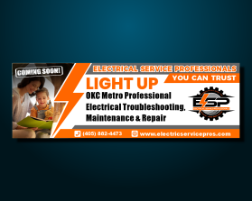 Banner Ad Design entry 2990579 submitted by MonkDesign to the Banner Ad Design for Electrical Service Professionals run by ESP