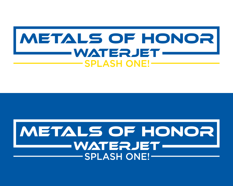 Logo Design entry 2992862 submitted by Matzegler to the Logo Design for Metals Of Honor Waterjet      (actual website is metalsofhonorwaterjet.com) run by brianpwallis