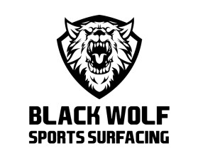 Logo Design Entry 3003218 submitted by firda to the contest for Black Wolf Sports Surfacing run by Blackwolfsports
