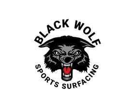 Logo Design Entry 3000823 submitted by budi to the contest for Black Wolf Sports Surfacing run by Blackwolfsports