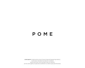Logo Design entry 2995187 submitted by manaf to the Logo Design for POME run by tannert71090