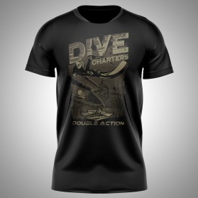 T-Shirt Design Entry 3116104 submitted by muxalex to the contest for Double Action Dive Charters run by dri$1170