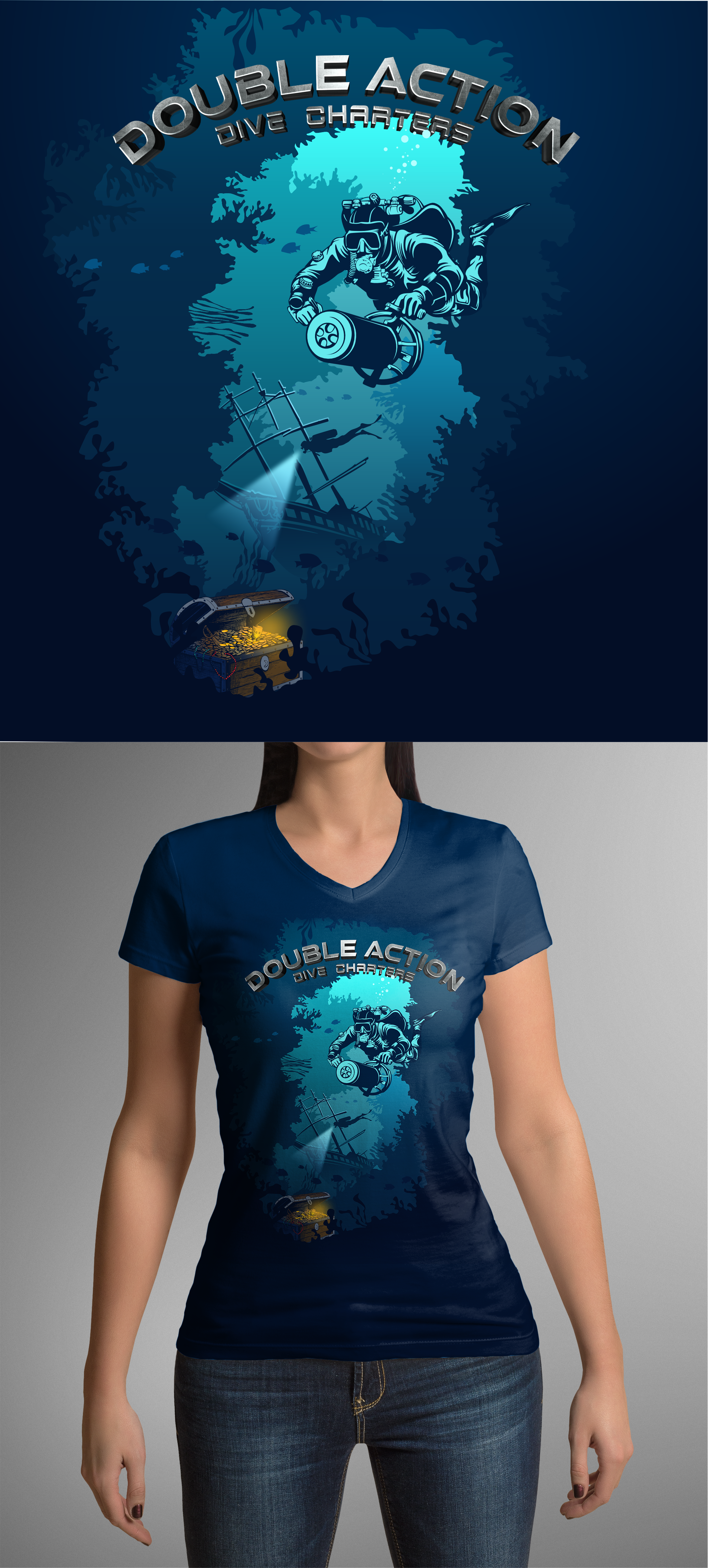 T-Shirt Design entry 3114704 submitted by ivandizajner