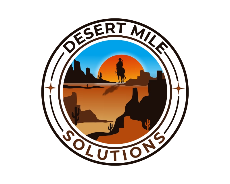 Logo Design entry 2999477 submitted by Ilham Fajri to the Logo Design for DESERT MILE SOLUTIONS run by AMHIR GARCIA 