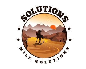 Logo Design Entry 3000861 submitted by DEBDAN to the contest for DESERT MILE SOLUTIONS run by AMHIR GARCIA 